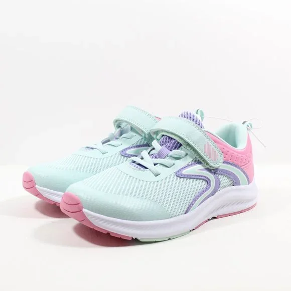 Z by Zella Kids' Gym Class Hook-and-loop Sneaker - Blue/Pink 4M - Picture 1 of 4